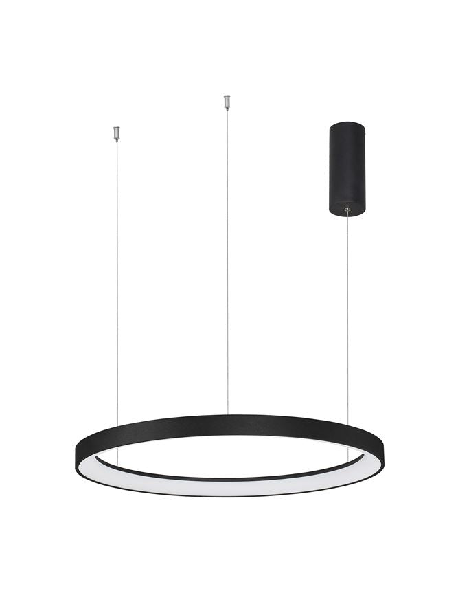 Висящо осветително тяло (пендел) PERTINO 48W 2700K Пясъчно черен алуминий