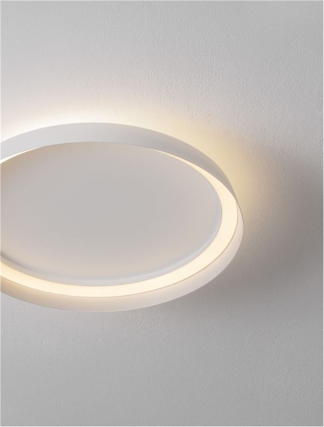 Висящо осветително тяло (пендел) ORMI 38W LED Пясъчно бял алуминий и акрил ⌀44 H7см
