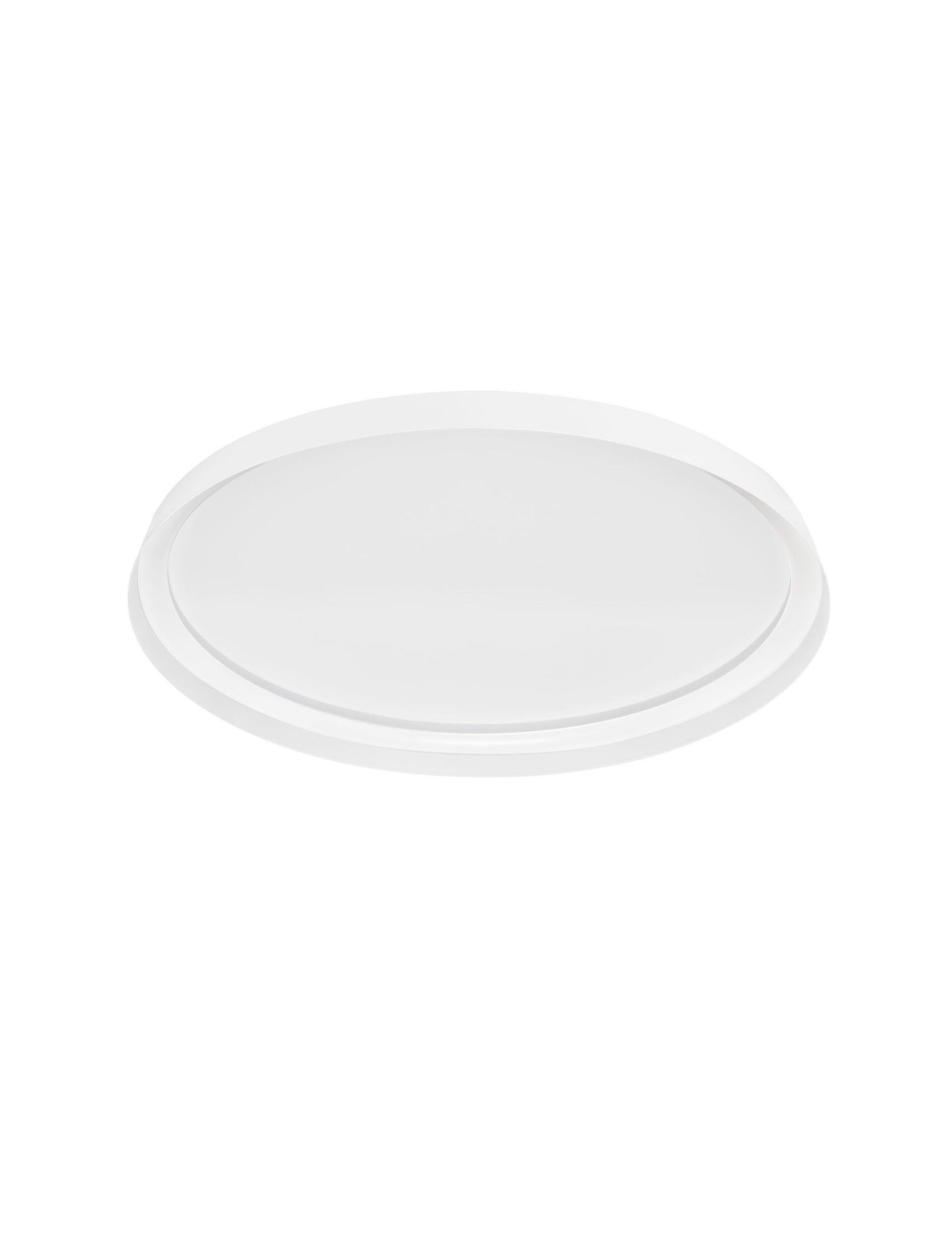 Висяща лампа ORMI 48W LED, пясъчно бял алуминий и акрил ⌀60 H7см