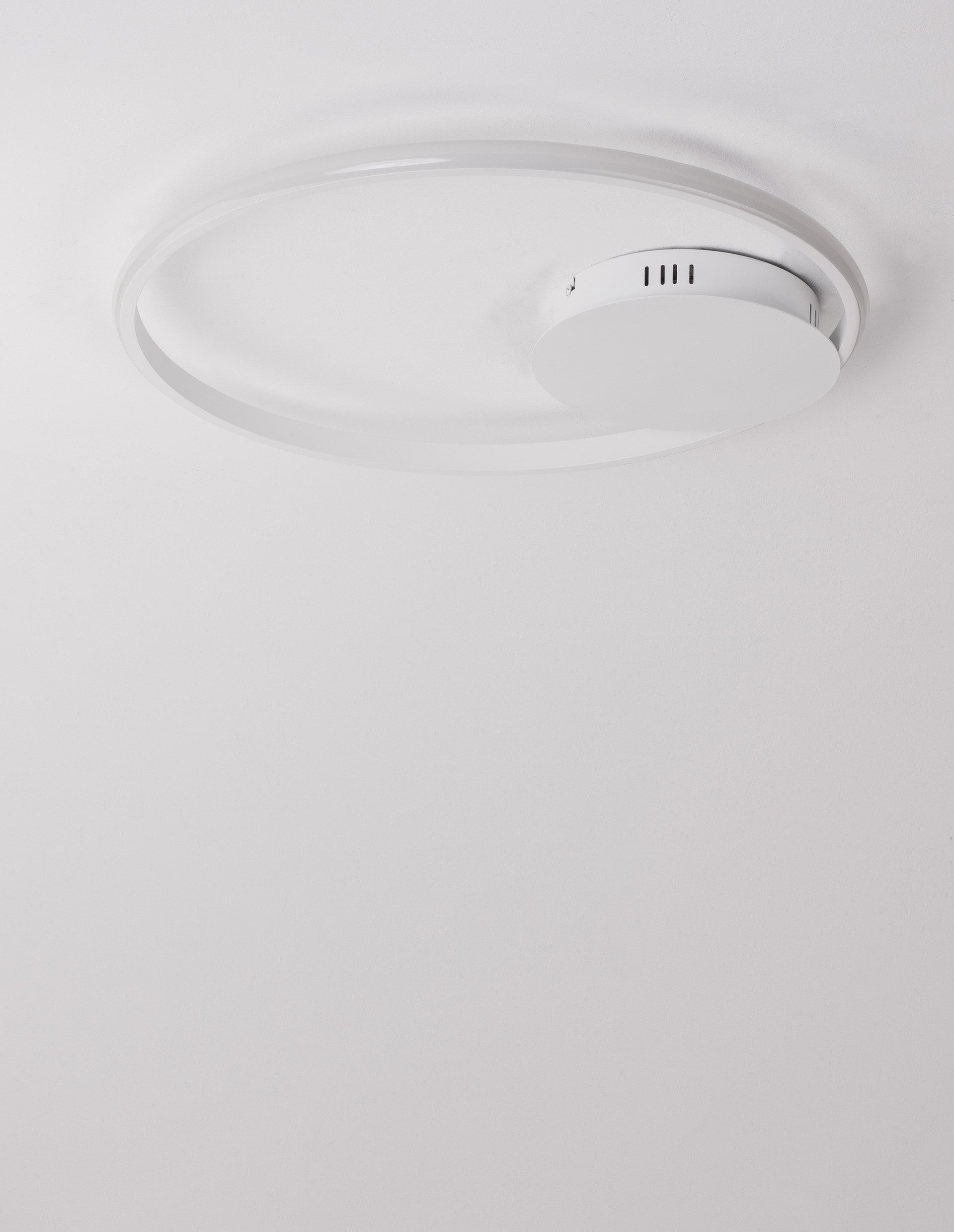 Висящо осветително тяло (пендел) FULINE 32W LED Triac димируем Пясъчно бял алуминий и акрил