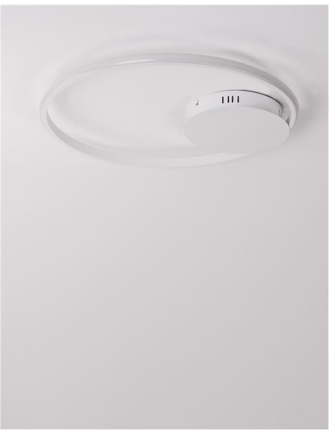 Висящо осветително тяло (пендел) FULINE 32W LED Triac димируем Пясъчно бял алуминий и акрил