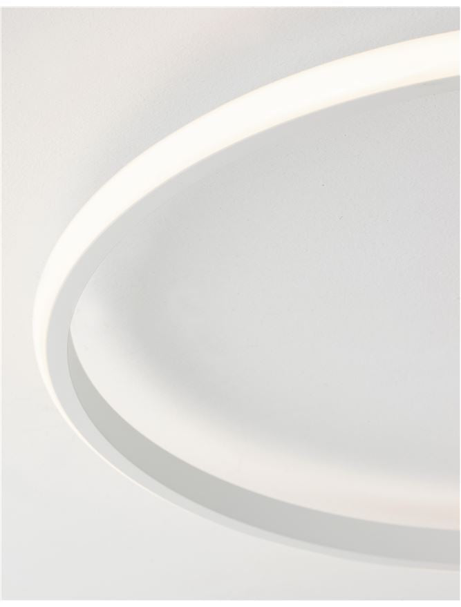 Висящо осветително тяло (пендел) FULINE 32W LED Triac димируем Пясъчно бял алуминий и акрил