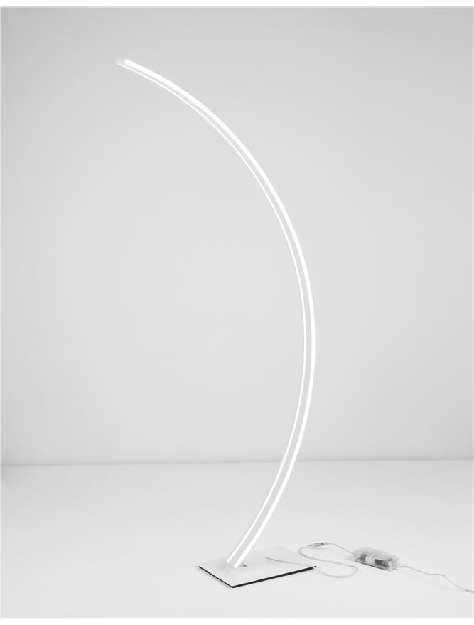 Висящо осветително тяло (пендел) PREMIUM LED 40W Димируем Пясъчно бял алуминий и акрил L20 W56 H150см