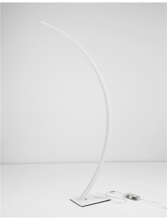Висящо осветително тяло (пендел) PREMIUM LED 40W Димируем Пясъчно бял алуминий и акрил L20 W56 H150см
