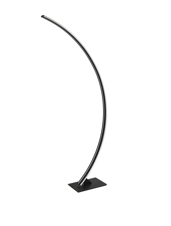 Висящо осветително тяло (пендел) PREMIUM LED 40W Димируем Пясъчно черен алуминий и акрил L20 W56 H150см - alternate view