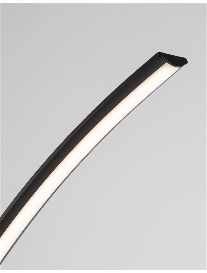 Висящо осветително тяло (пендел) PREMIUM LED 30W Димируем Пясъчно черен алуминий и акрил L26 W94 H172см