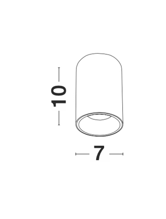 Техническо осветление NED LED MR16 35W Пясъчно бял ⌀7 H10см