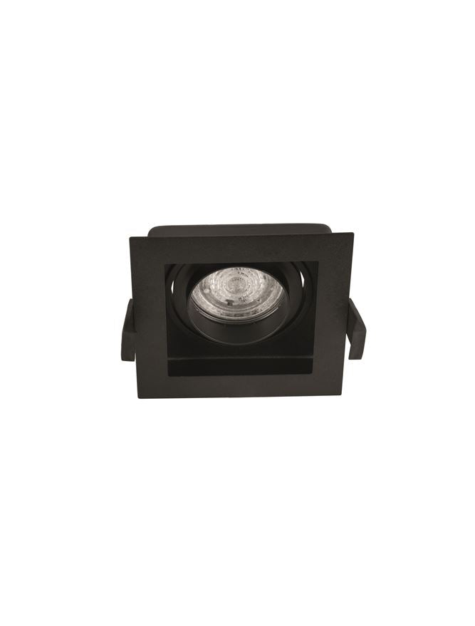 Техническо осветление CEDI GU10 50W Черен алуминий L10 W10 H3.8см