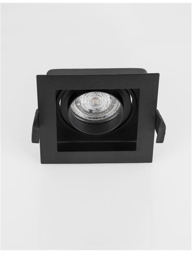 Техническо осветление CEDI GU10 50W Черен алуминий L10 W10 H3.8см