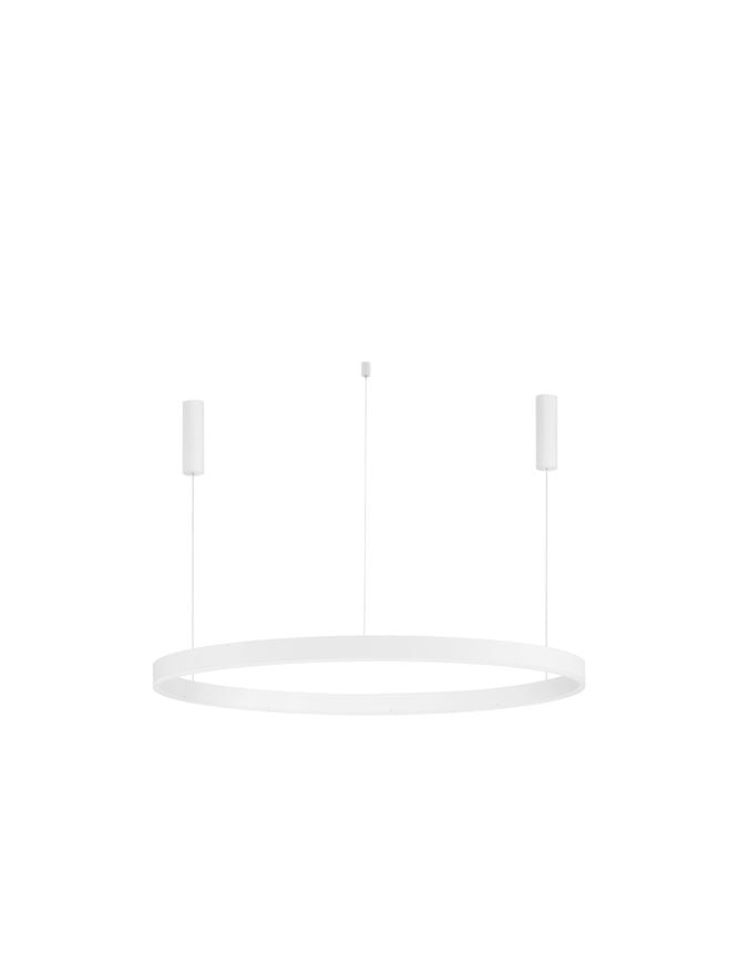 Висящо осветително тяло (пендел) MOTIF 72W LED 3000K Триак димируем Пясъчно бял алуминий акрил Регулируема височина