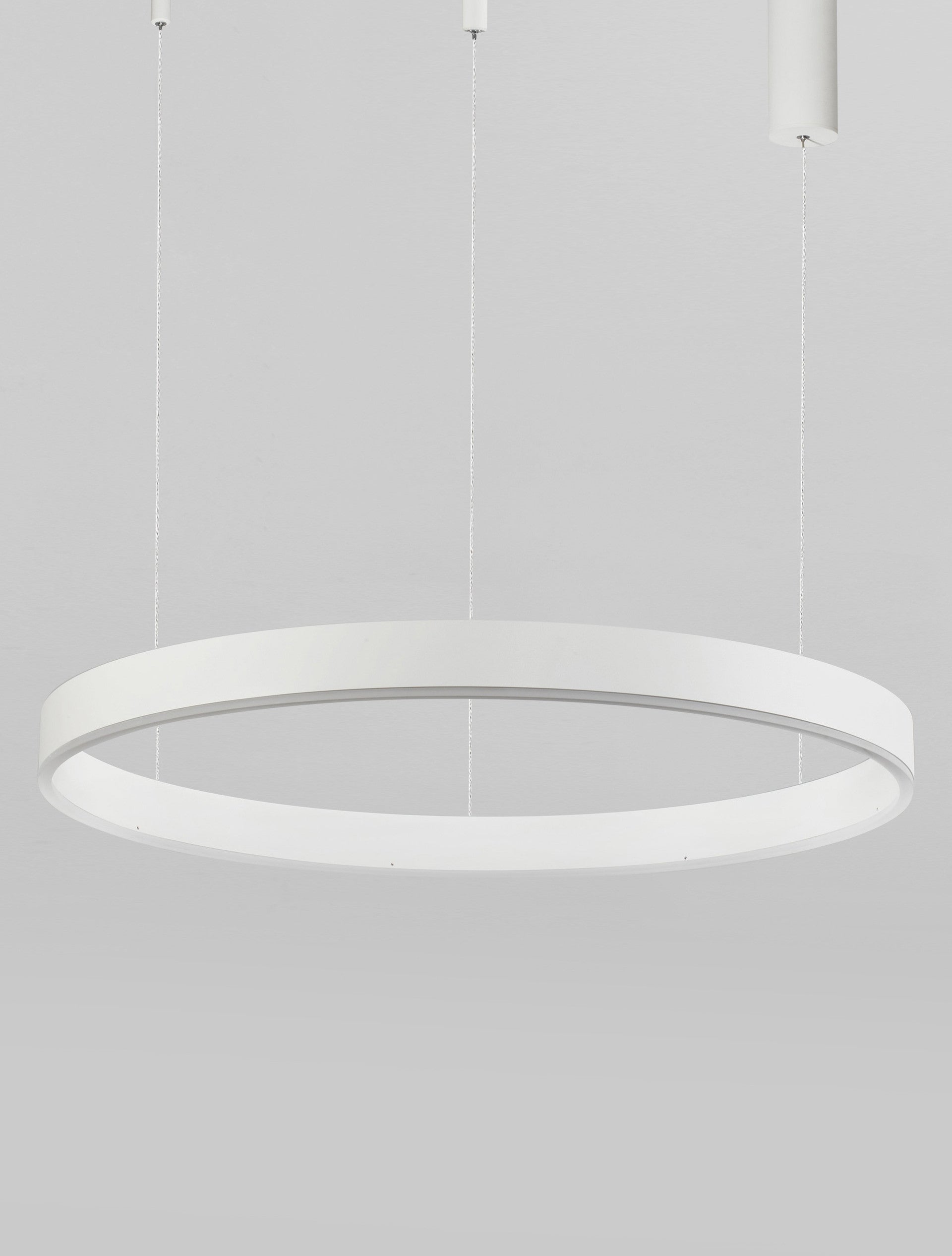 Висящо осветително тяло (пендел) MOTIF 60W LED 2700-6000K Пясъчно бял алуминий акрил Регулируема височина