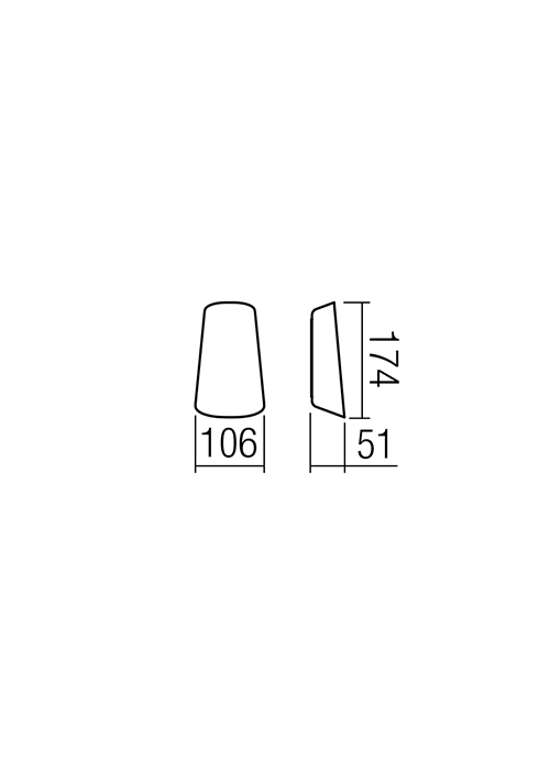 Стенен LED аплик TWILL 11W IP65 4000K бял SWH
