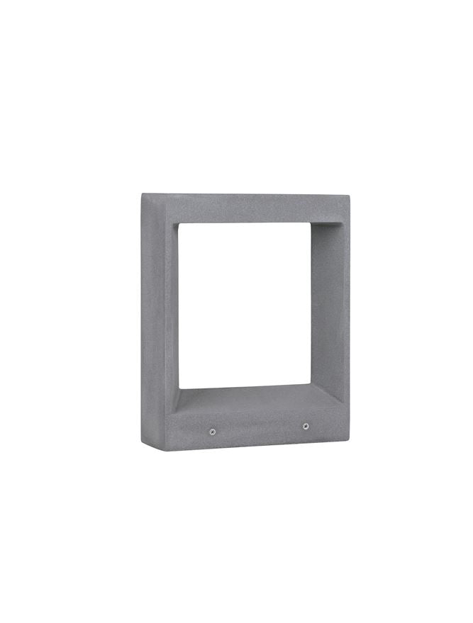 Външен аплик CAIRO 8W Сив бетон стъклен дифузер IP65