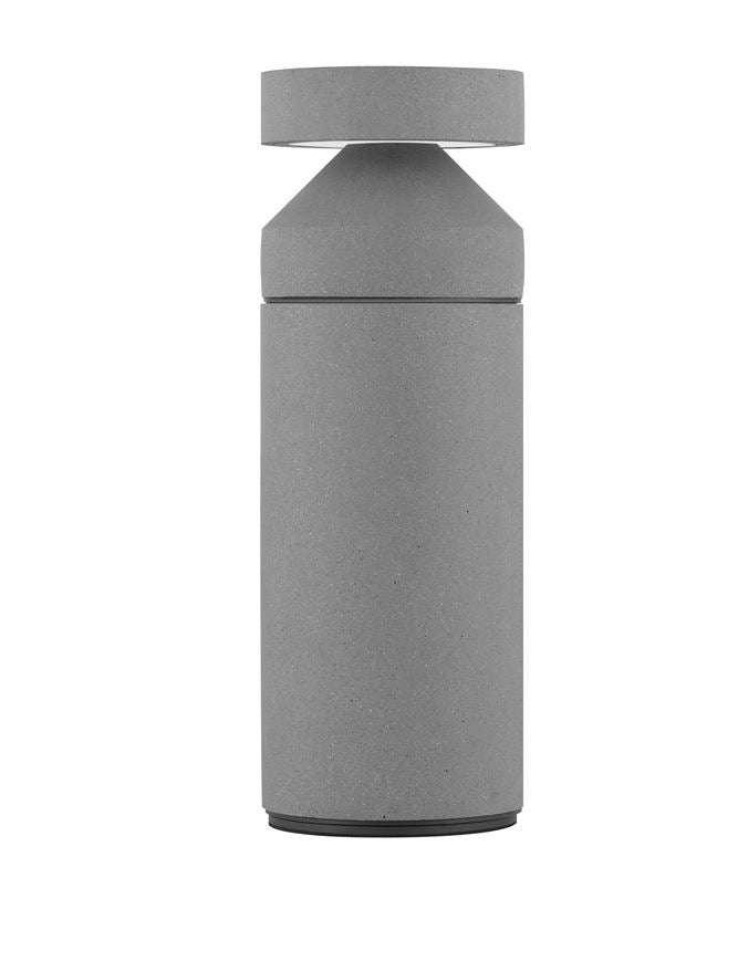 Градинска лампа NAVY 20W Сив бетон IP65 3000K