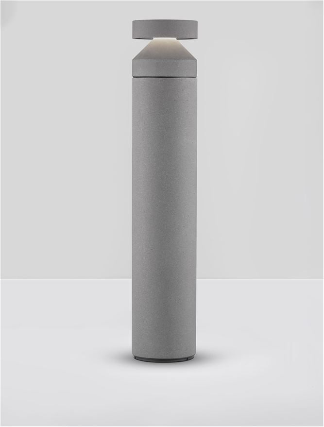 Градинска лампа NAVY 20W Сив бетон IP65 3000K