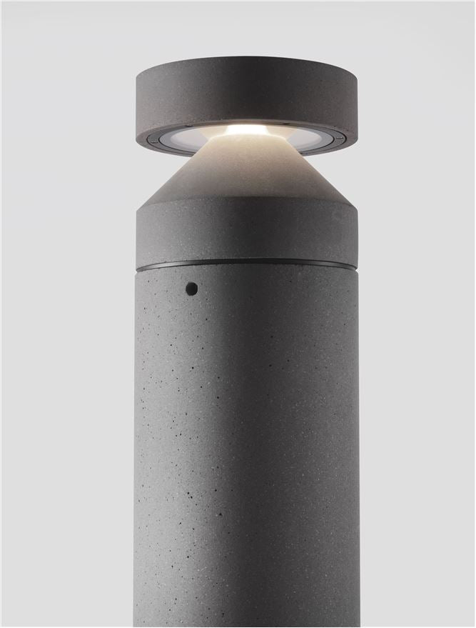 Градинска лампа NAVY 20W Сив бетон IP65 3000K