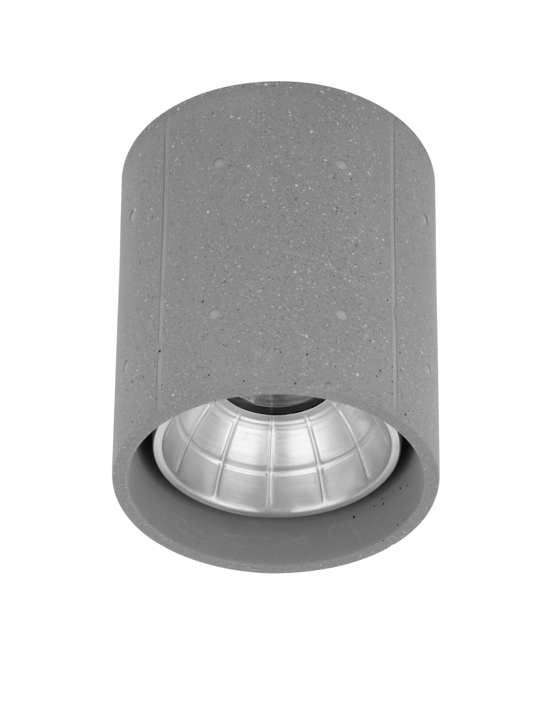 Външен аплик RITZ 10W 3000K Сив пясъчен бетон IP65 ⬠10.2 H12см