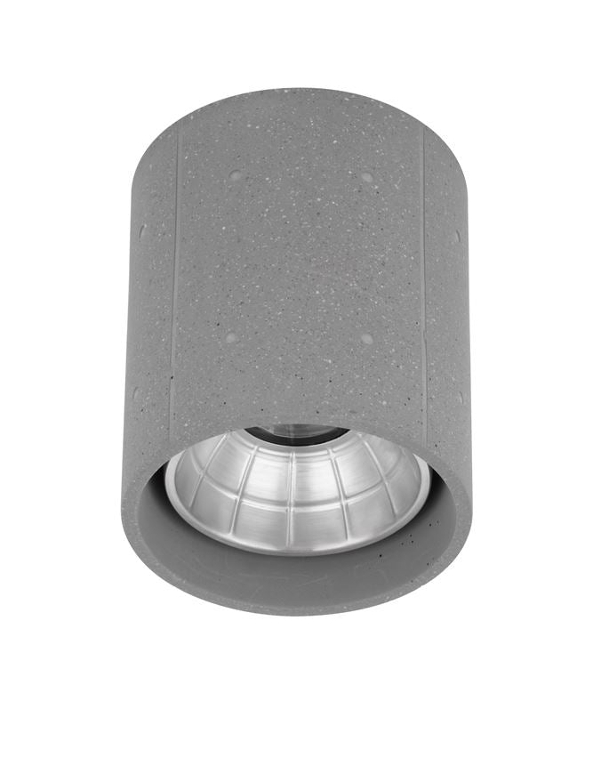 Външен аплик RITZ 10W 3000K Сив пясъчен бетон IP65 ⬠10.2 H12см