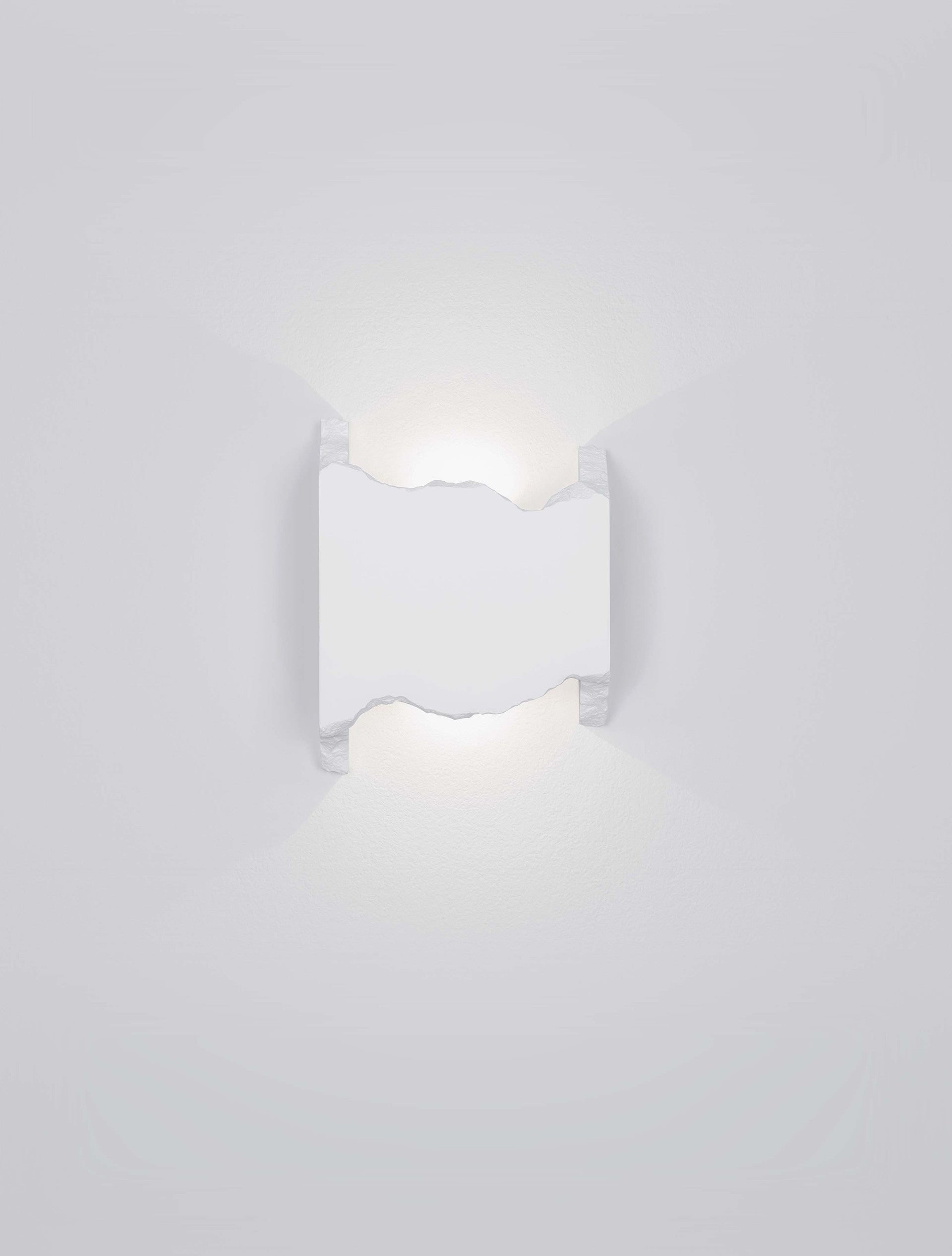 Висяща лампа ALAS 6W LED, бял гипс, Д15 Ш6 В18.5см