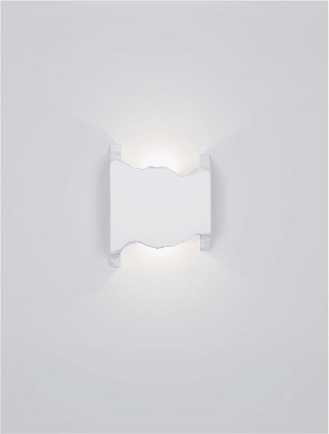 Висящо осветително тяло (пендел) ALAS 6W LED Бял гипс L15 W6 H18.5см