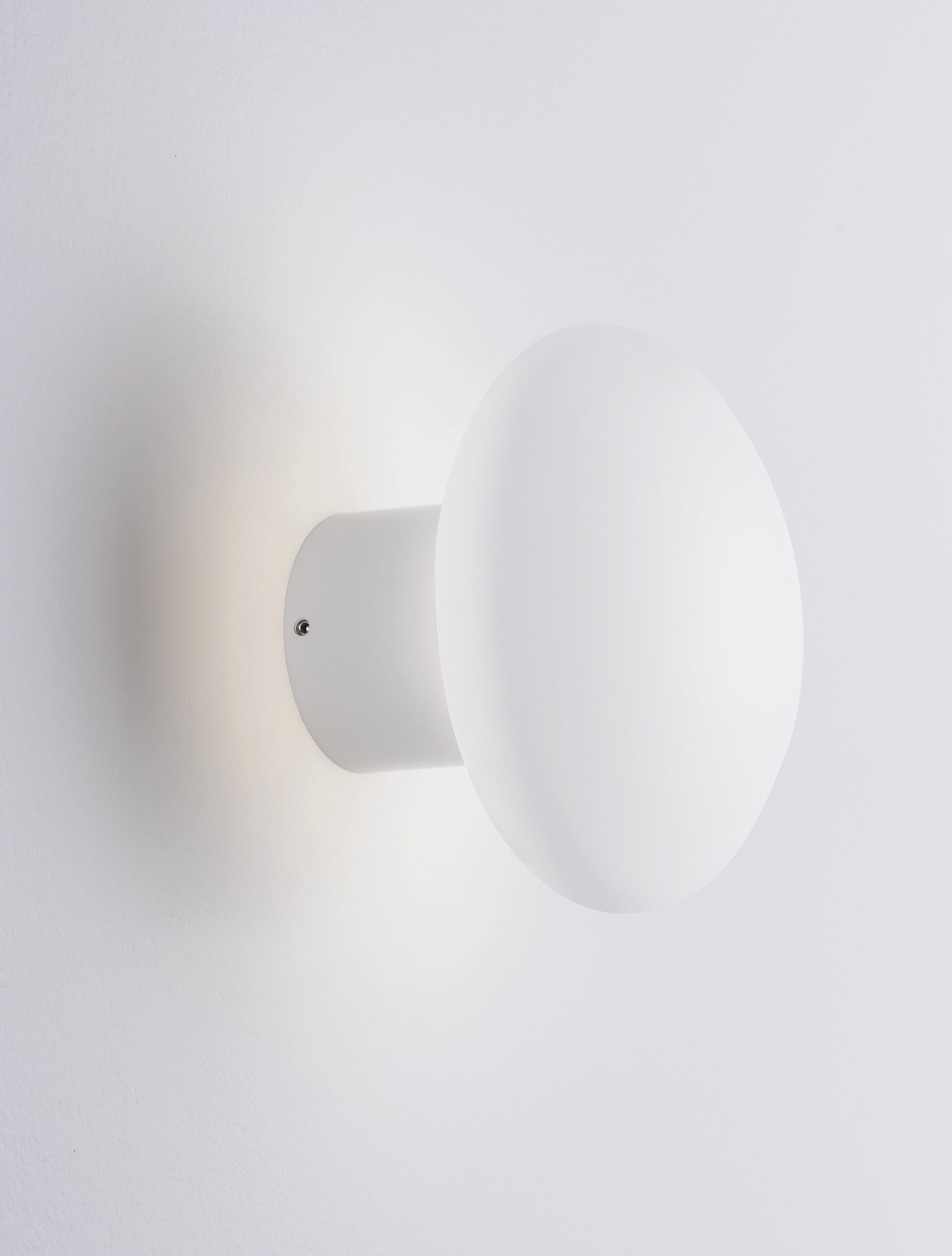 Висящо осветително тяло (пендел) ONUT 10W LED бял гипс ⌀12 Ш9.5см