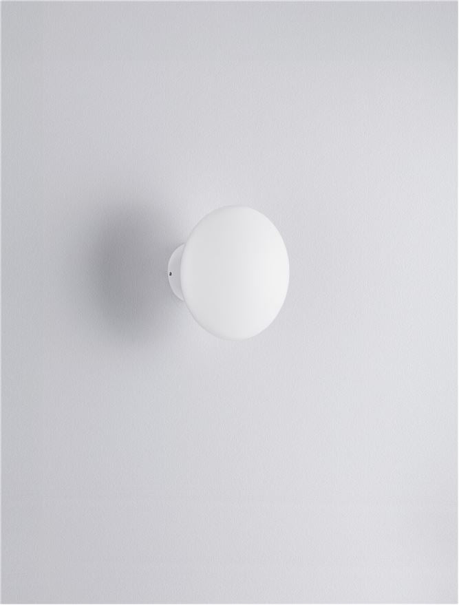 Висящо осветително тяло (пендел) ONUT 10W LED Бял гипс ⌀12 W9.5см