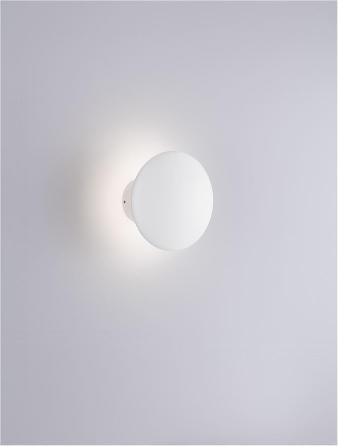 Висящо осветително тяло (пендел) ONUT 10W LED Бял гипс ⌀12 W9.5см