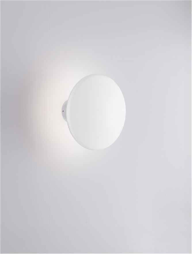 Висящо осветително тяло (пендел) ONUT 14W LED Бял гипс ⌀17 W12см