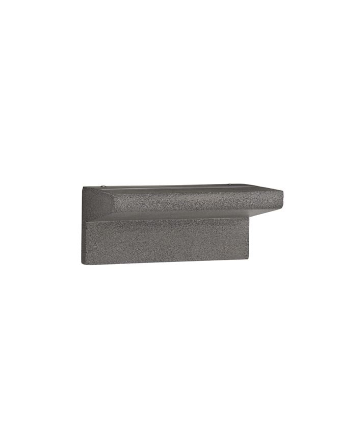 Външен аплик LITA 6W 3000K Черен пясъчен бетон IP65 L20 W12 H9см