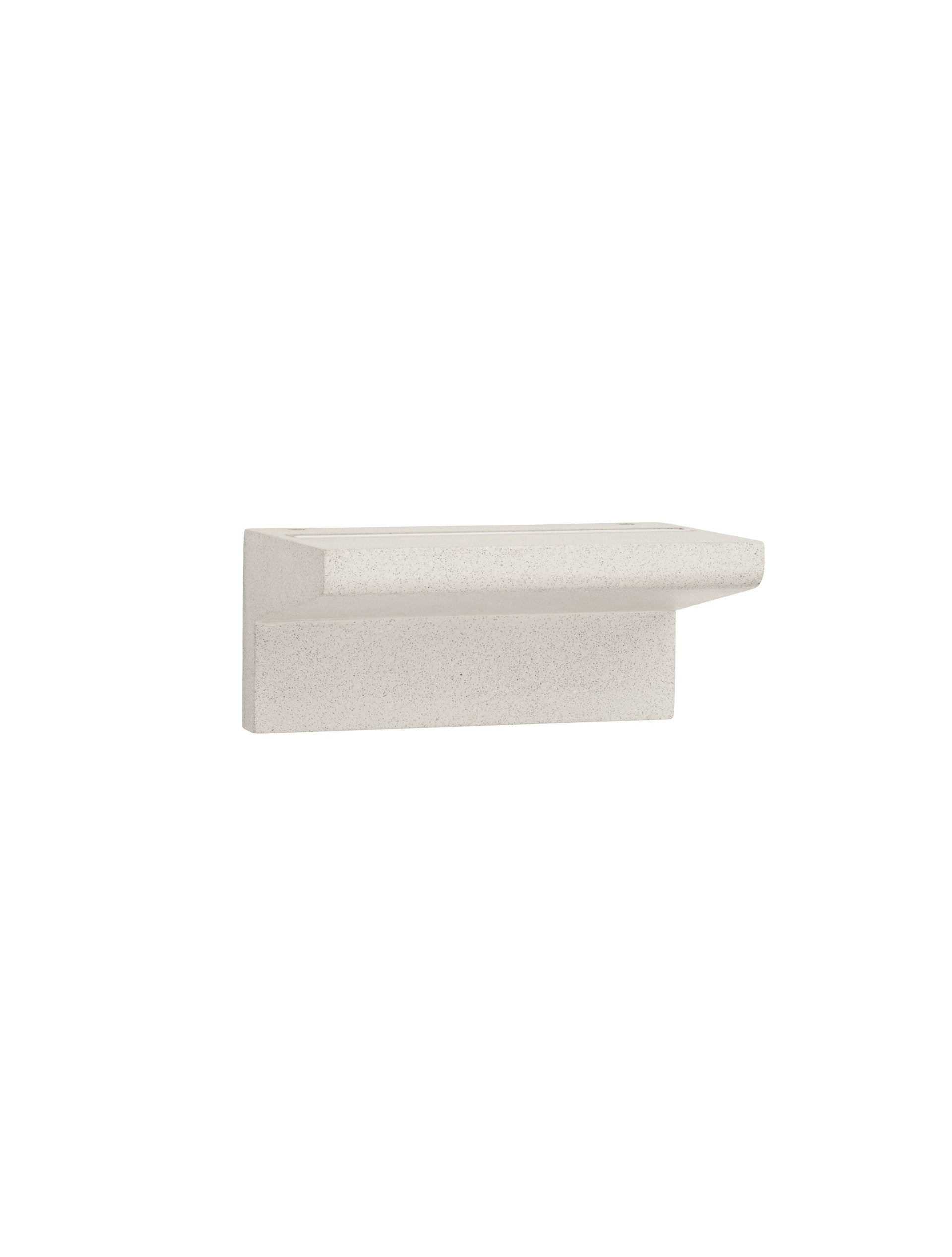 Външен аплик LITA 6W 3000K Бял пясъчен бетон IP65 L20 W12 H9см
