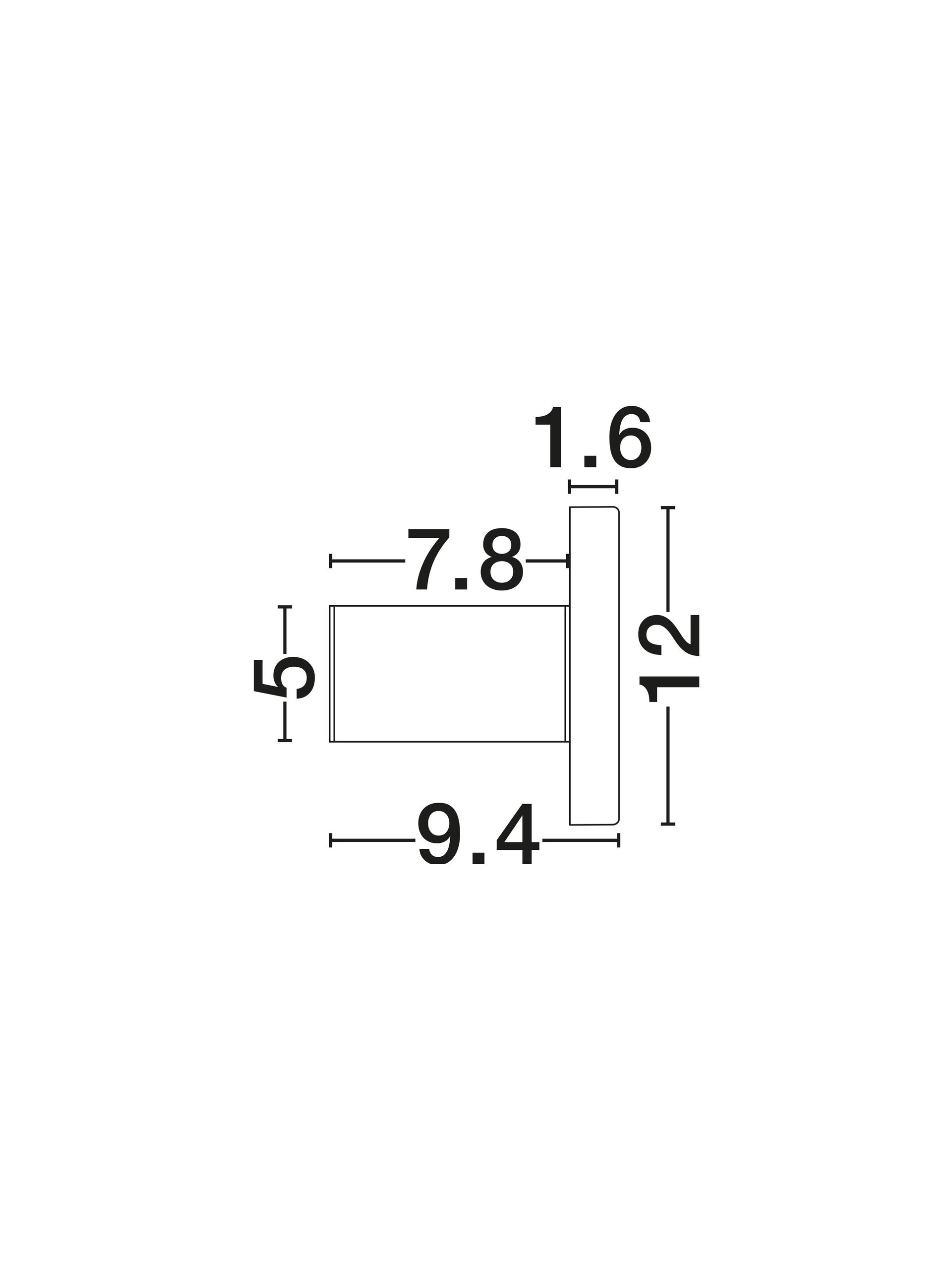 Висящо осветително тяло (пендел) NANO LED 9W 3000K 291Lm Пясъчно черен алуминий ⌀12 H9.4см