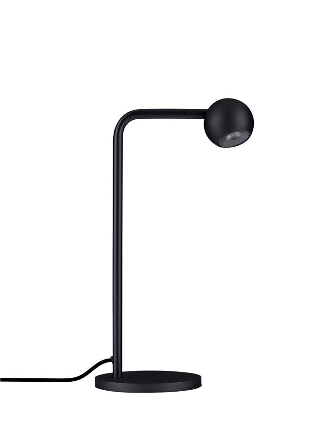 Висящо осветително тяло (пендел) SFERA LED 6W Пясъчно черен алуминий и стомана ⌀14 H36см