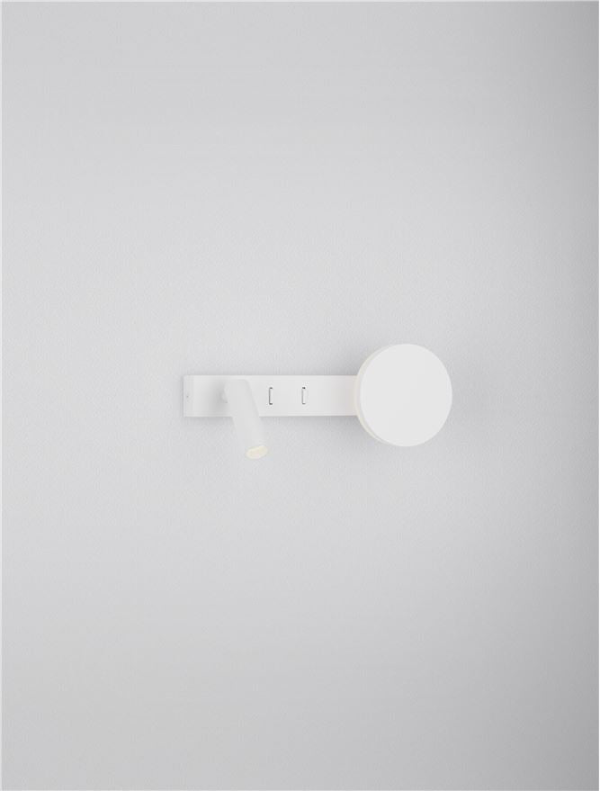 Висящо осветително тяло (пендел) NOIMA 9W LED Пясъчно бял алуминий и стомана L28.5 W8.5 H10см