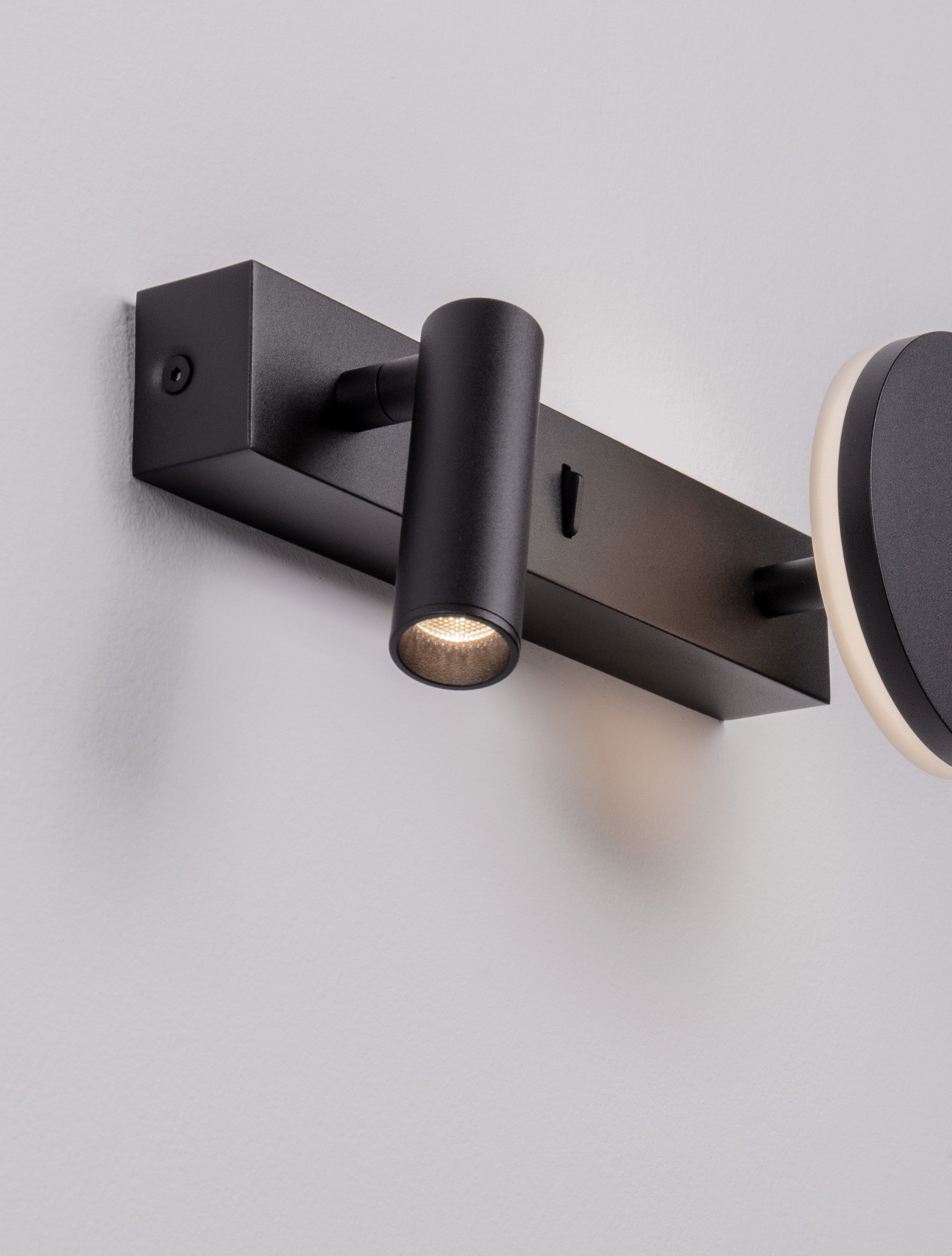 Висяща лампа NOIMA 9W LED, пясъчно черен алуминий и стомана, Д28.5 Ш8.5 В10см
