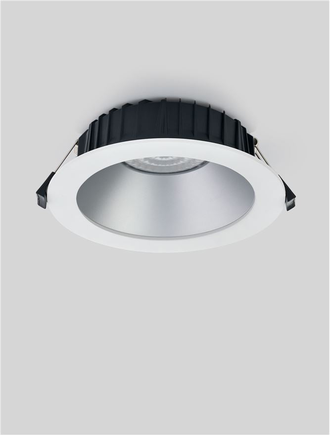 Техническо осветление VESSEL 24W LED Матов сребрист алуминий IP54 D19 H6.1см