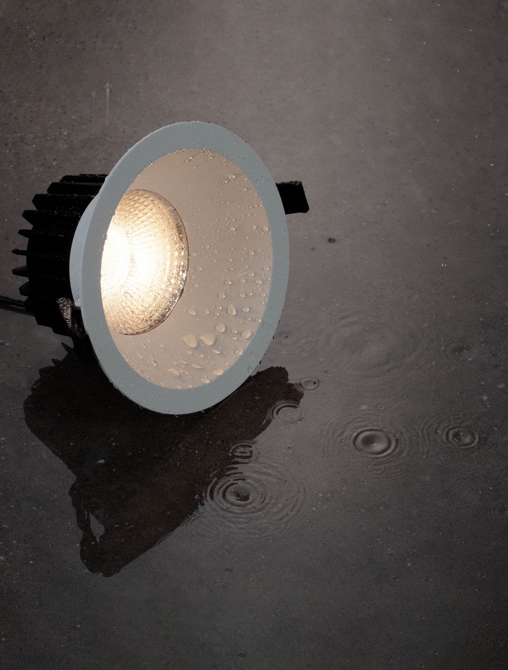 Техническо осветление RADIUS 30W LED Алуминий Черен IP44 D19 H12см