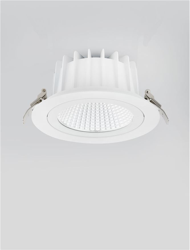 Техническо осветление GLIM 35W LED Алуминий Бял IP20 D18 H8.1см
