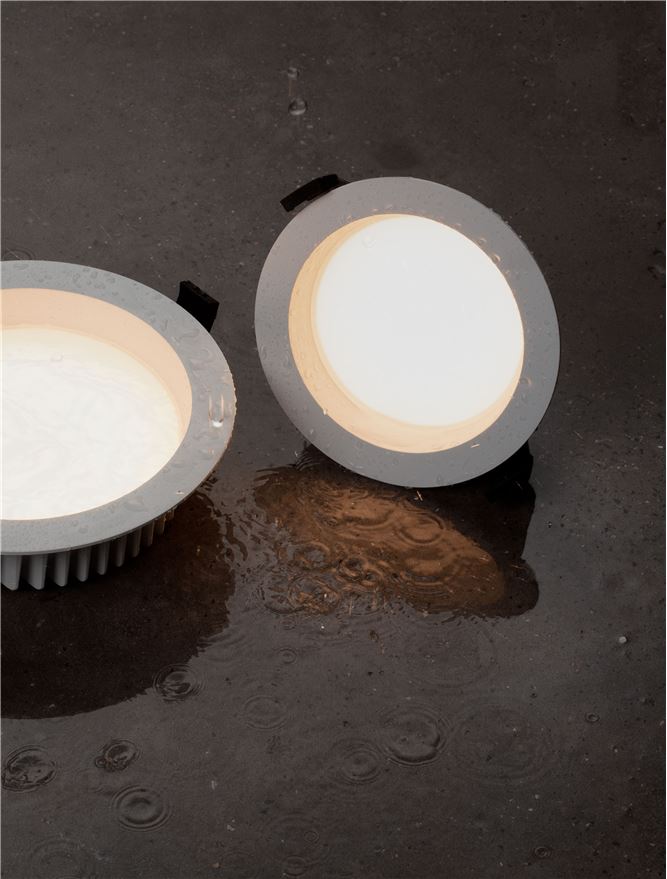 Техническо осветление DINE LED 18W 3000-5000K IP54 Бял алуминий