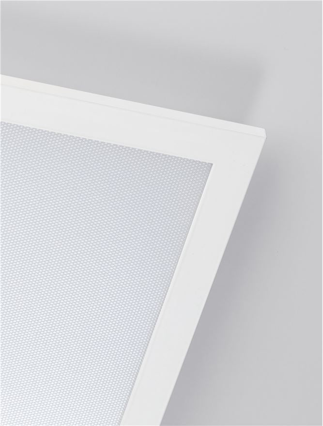 Вградено осветително тяло LED PANEL 36W 4000K CRI90 Бял алуминий