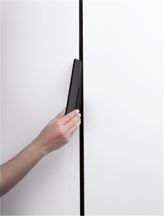 LED спот ULTRA SLIM Пясъчно черен алуминий 1000x54x41мм