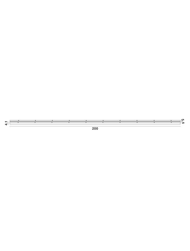 Магнитна система 48V ULTRA SLIM Пясъчно черен алуминий L200 W5.4 H4.1см