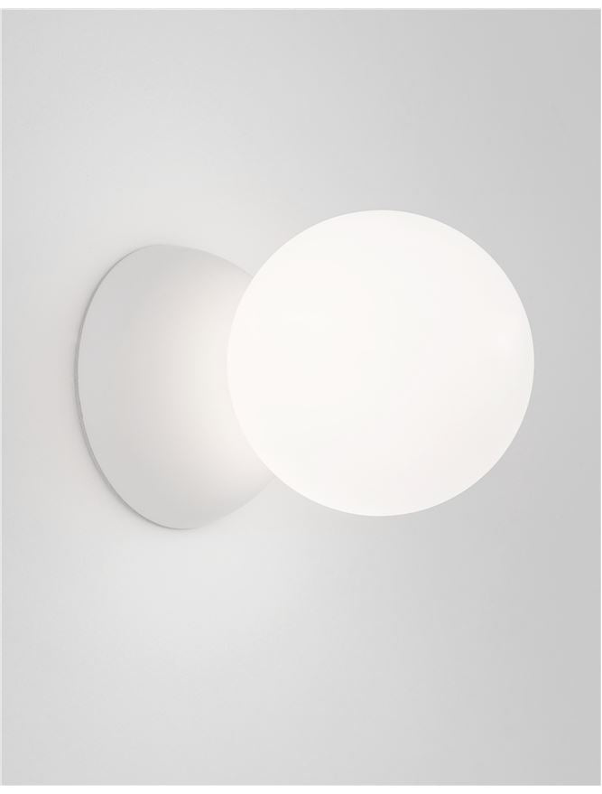 Висящо осветително тяло (пендел) ZERO LED G9 5W Бял гипс и опалово стъкло
