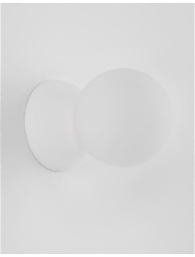 Висящо осветително тяло (пендел) ZERO LED G9 5W Бял гипс и опалово стъкло