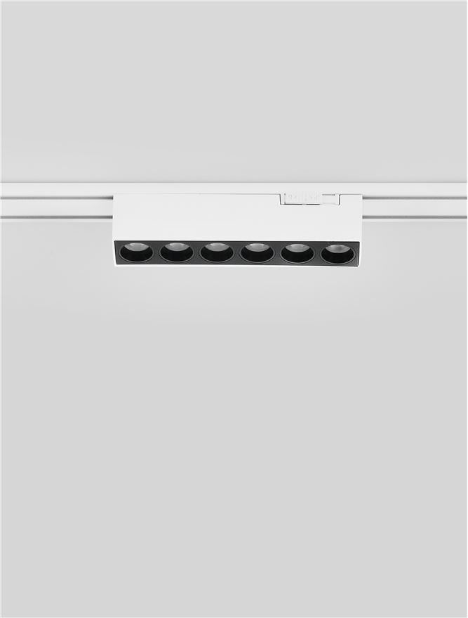 Техническо осветление SHALLOW LED модул 6W CRI90 3000K Матово бял алуминий