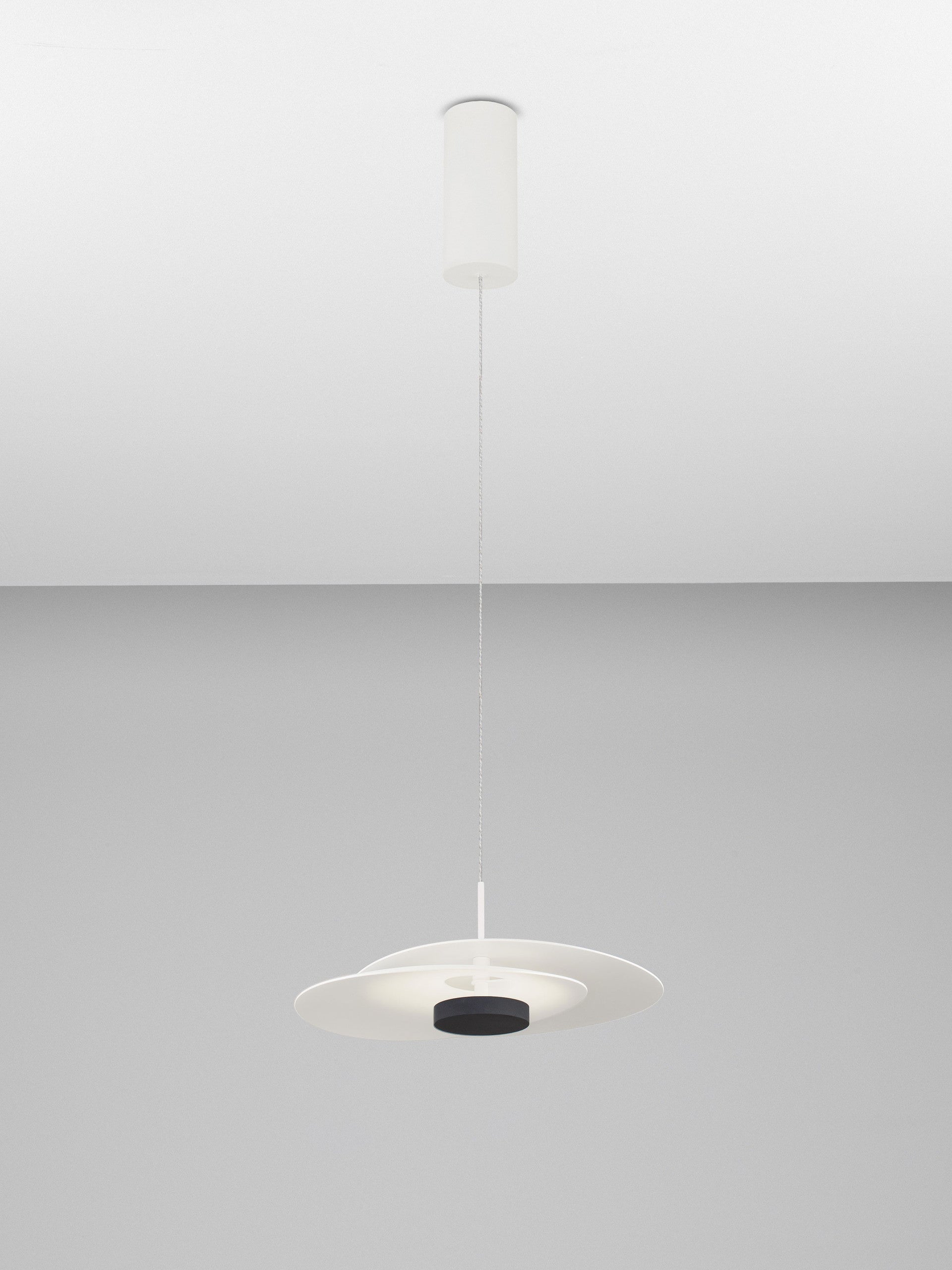Висящо осветително тяло (пендел) OLEA LED 16W 3000K Пясъчно бял алуминий ⌀35 W32 H190см