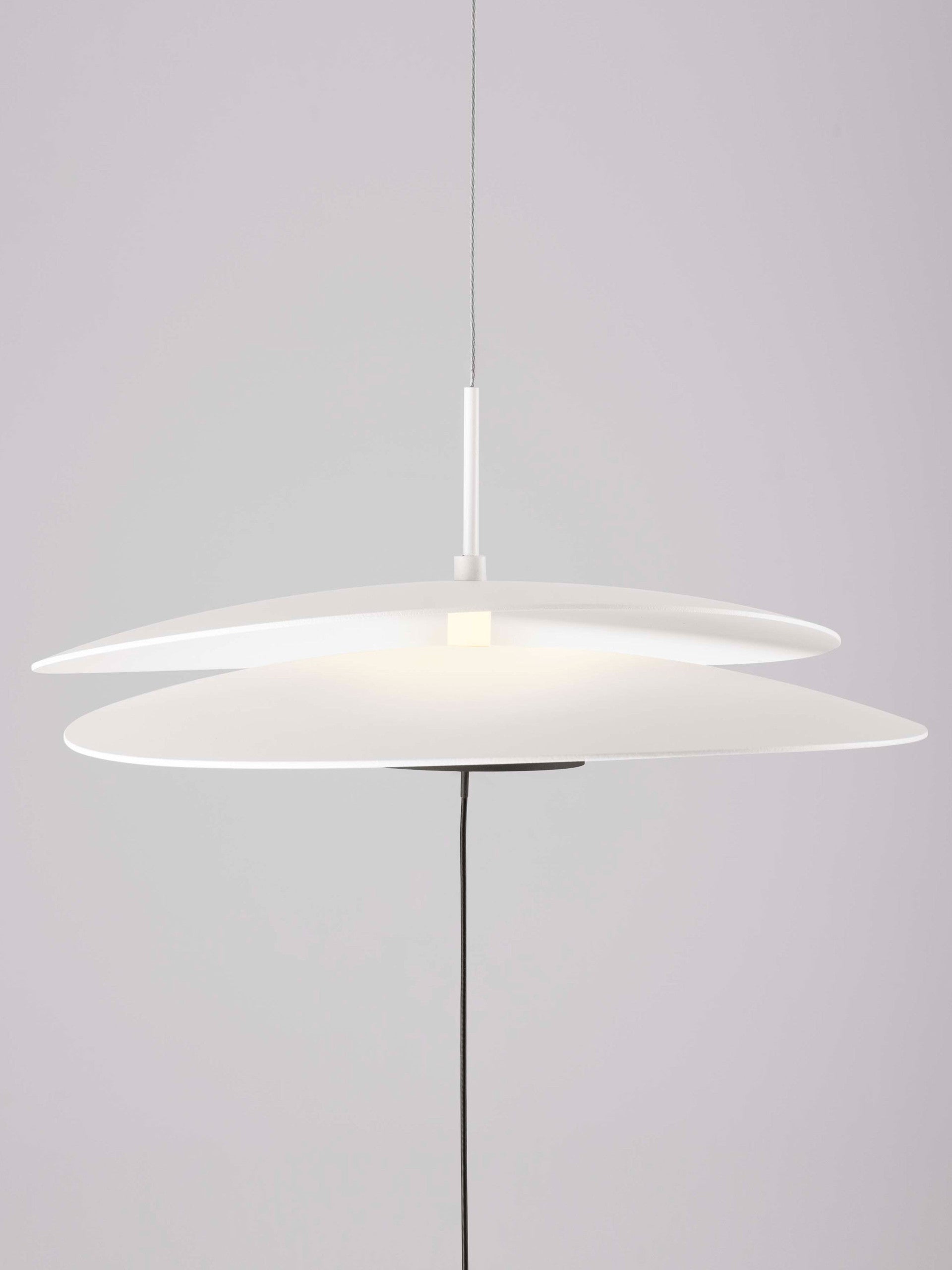 Висящо осветително тяло (пендел) OLEA LED 16W 3000K Пясъчно бял алуминий ⌀35 W32 H340см