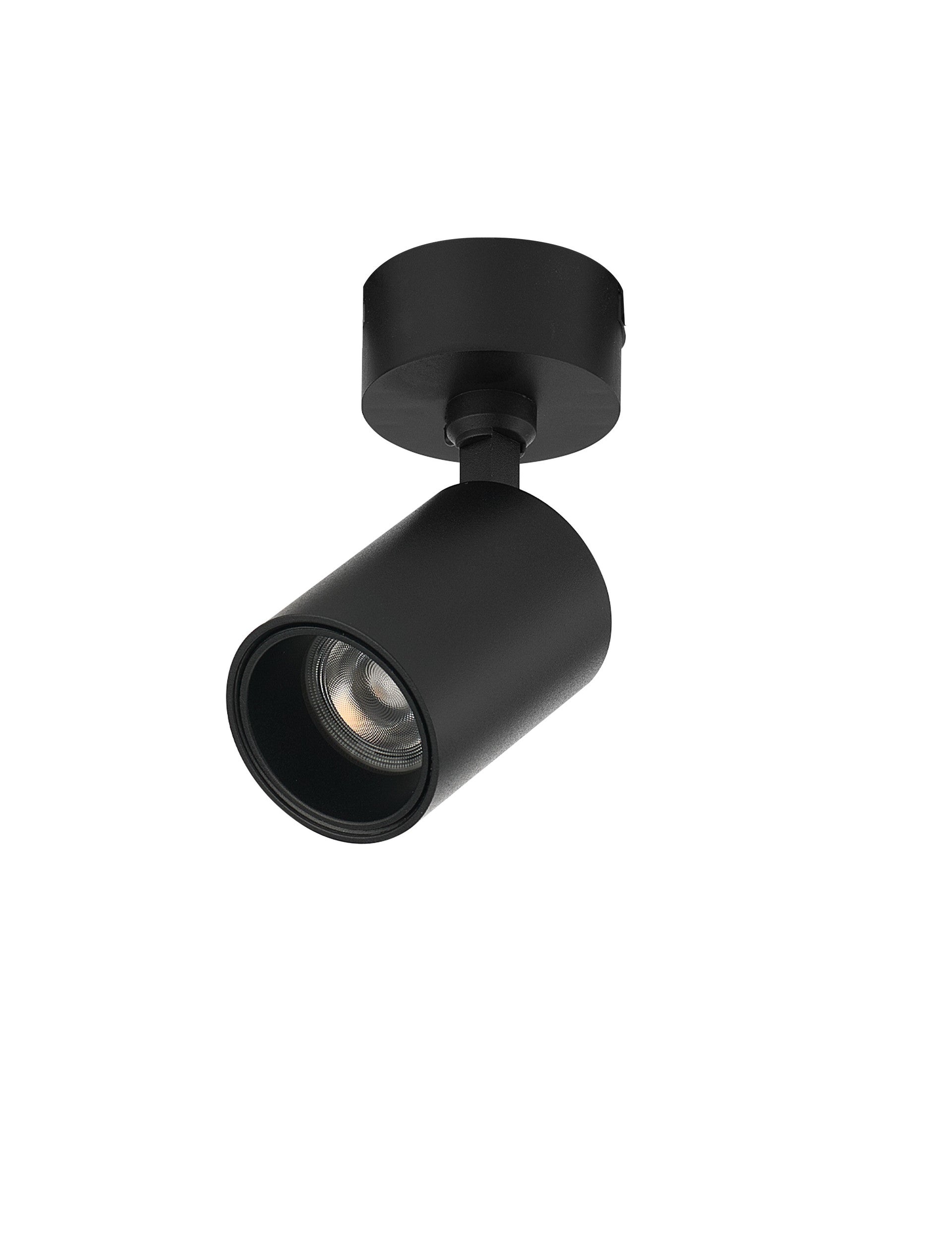 Техническо осветление, плитка LED модул, 5W, CRI90, 3000K, матово черен алуминий
