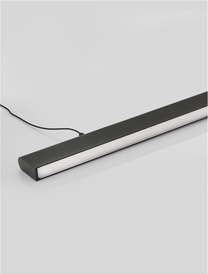 Техническо осветление SHALLOW 24W 3000K Матово черен алуминий L106см
