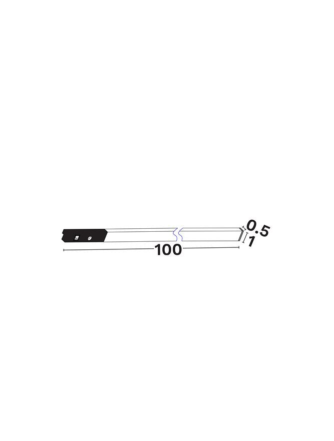 Техническо осветление 5MM LED лента 8W 3000K DC24V