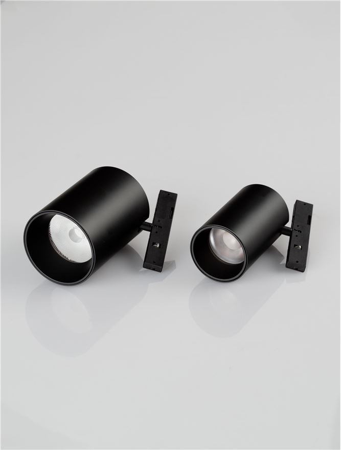 Магнитен спот 48V 5MM LED 9W 3000K Матово черен алуминий ⌀4.5 H5.8см